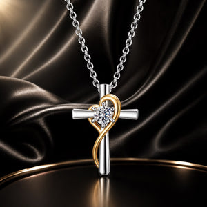 925 Sterling Silver 0.20 Carat Moissanite Necklace for Women