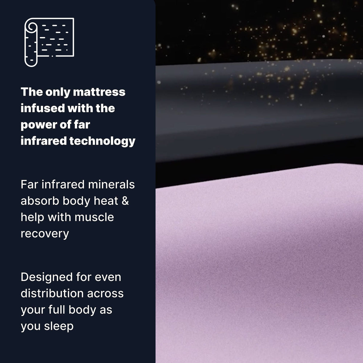 Venus Williams Legend - 12" Foam Mattress Foam With Far Infrared Technology