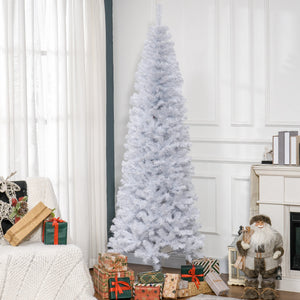 HOMCOM 7ft Pencil Christmas Tree