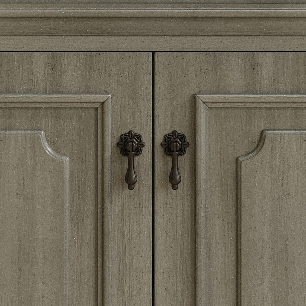 Vintage Bathroom Vanity With Sink, Rustic Cabinet With Soft Close Doors