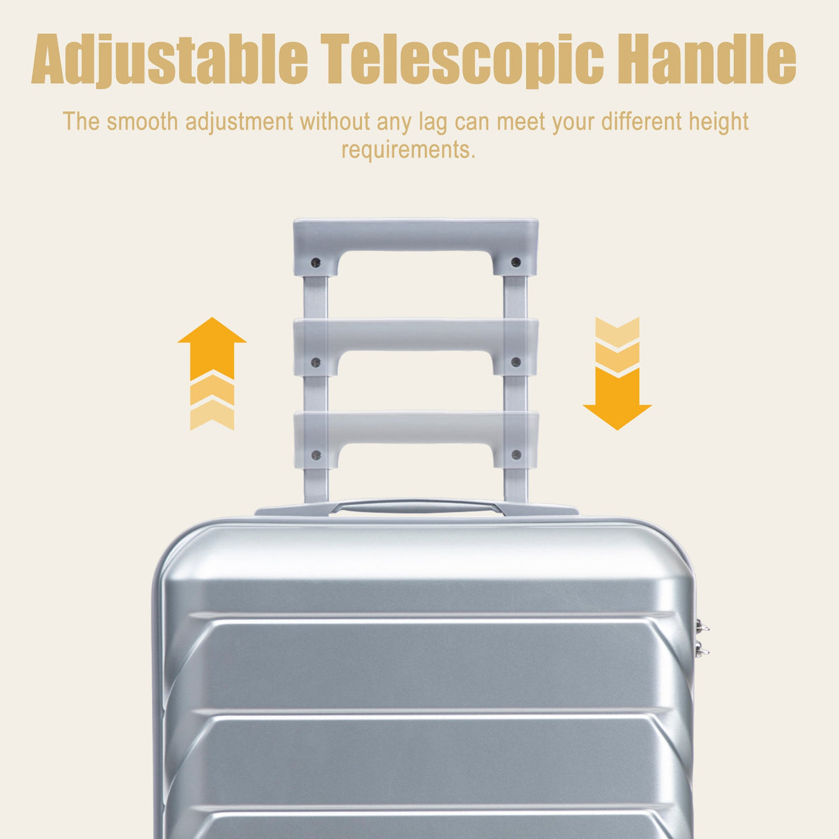 20 Inch ABS Hard Shell Travel Checked Luggage