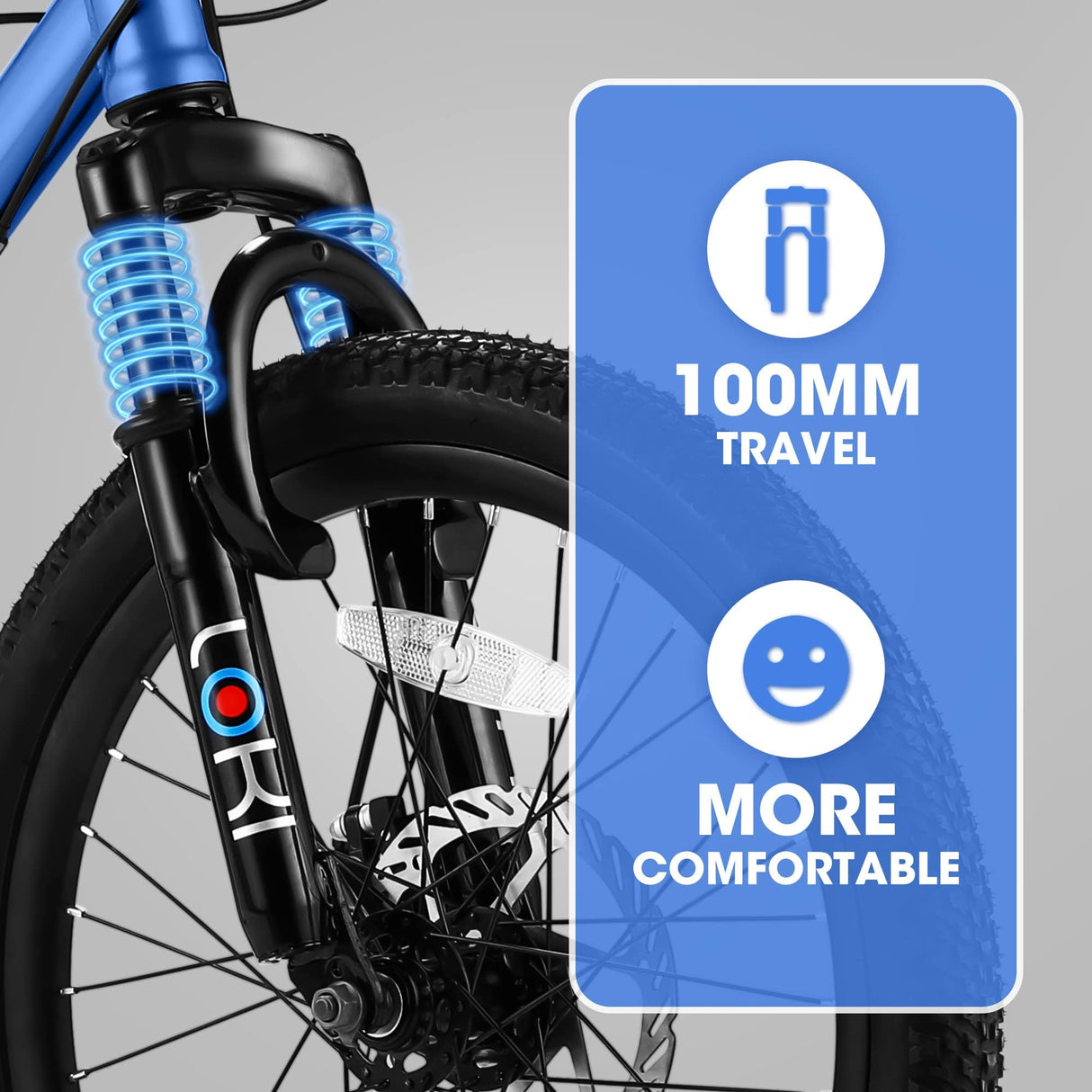 20 Inch Kids' Mountain Bike for Boys and Girls Ages 6-12