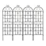 Metal Garden Rustproof Trellis For Climbing Plants Outdoor Flower Support