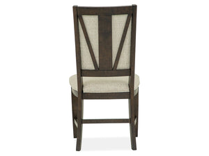 Westley Falls - Step Up Side Chair With Upholstered Seat & Back (Set of 2) - Graphite