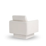 Hartswell Teddy Sherpa Modern Swivel Accent Chair