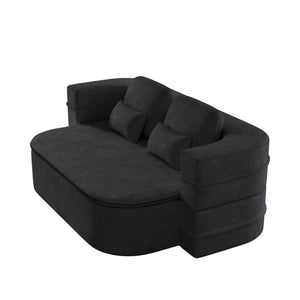 2 In 1 Foldable Sofa Bed With Multi Functional Blanket, Floor Lounge Sofa
