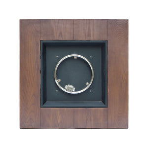 Outdoor Patio Square Gas Burning Mgo Fire Pit, Tank Inside, 40000 Btu