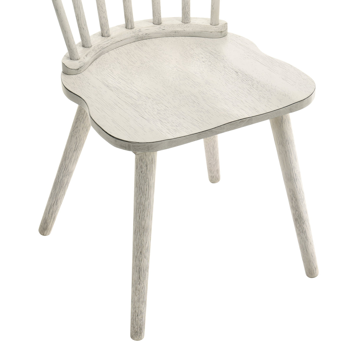 Modern Farmhouse Spindle Back Dining Chairs, Set of 2