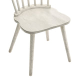 Modern Farmhouse Spindle Back Dining Chairs, Set of 2