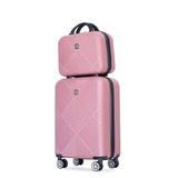 2 Piece Luggage Sets Lightweight Suitcase, Spinner Wheels