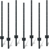 4 Foot U-Shaped Metal Garden Fence Posts Set for Wire Mesh Fencing