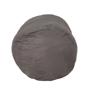 Michael - Modern Cylindrical Suede Bean Bag Chair
