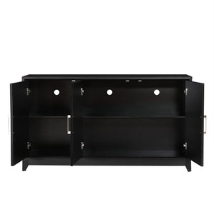 TV Stand for TVs up to 65 Inches, Modern Entertainment Center Media Console Cabinet with 2 Spacious Storage Space,