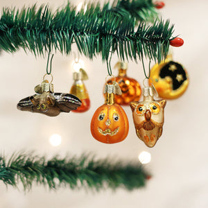 Mini Halloween Assortment 12-Piece Miniature Ornaments Set