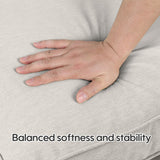 High Back Patio Chair Cushions for Garden (Set of 2)