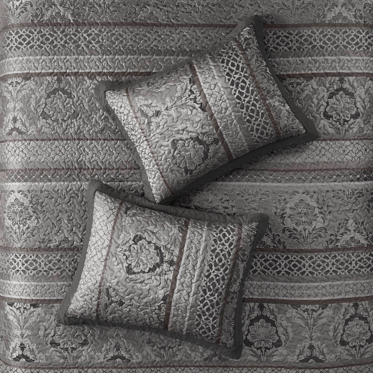 5-Piece Queen 5 Piece Reversible Jacquard Bedspread Set