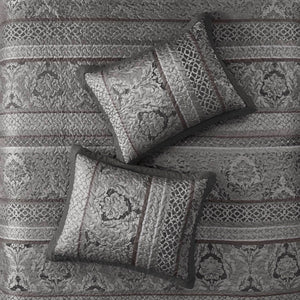 5-Piece Queen 5 Piece Reversible Jacquard Bedspread Set