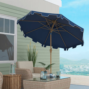 Outsunny 9' Patio Umbrella with Push Button Tilt and Crank