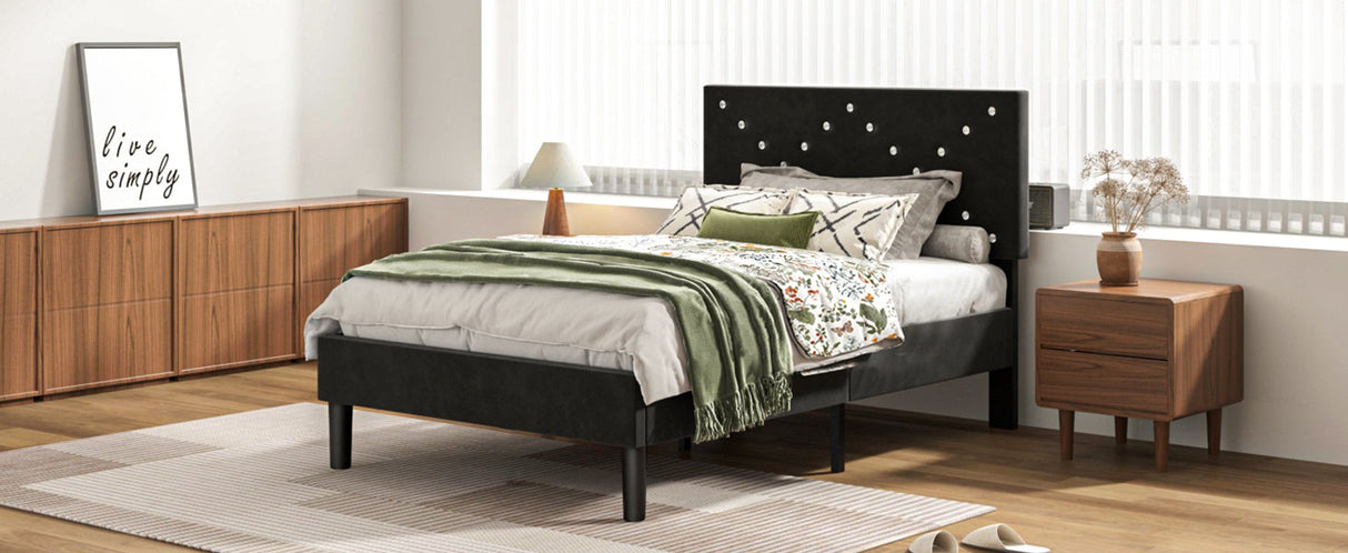 Upholstered Platform Bed