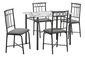 5 Pieces Small Rectangular Dining Table Set