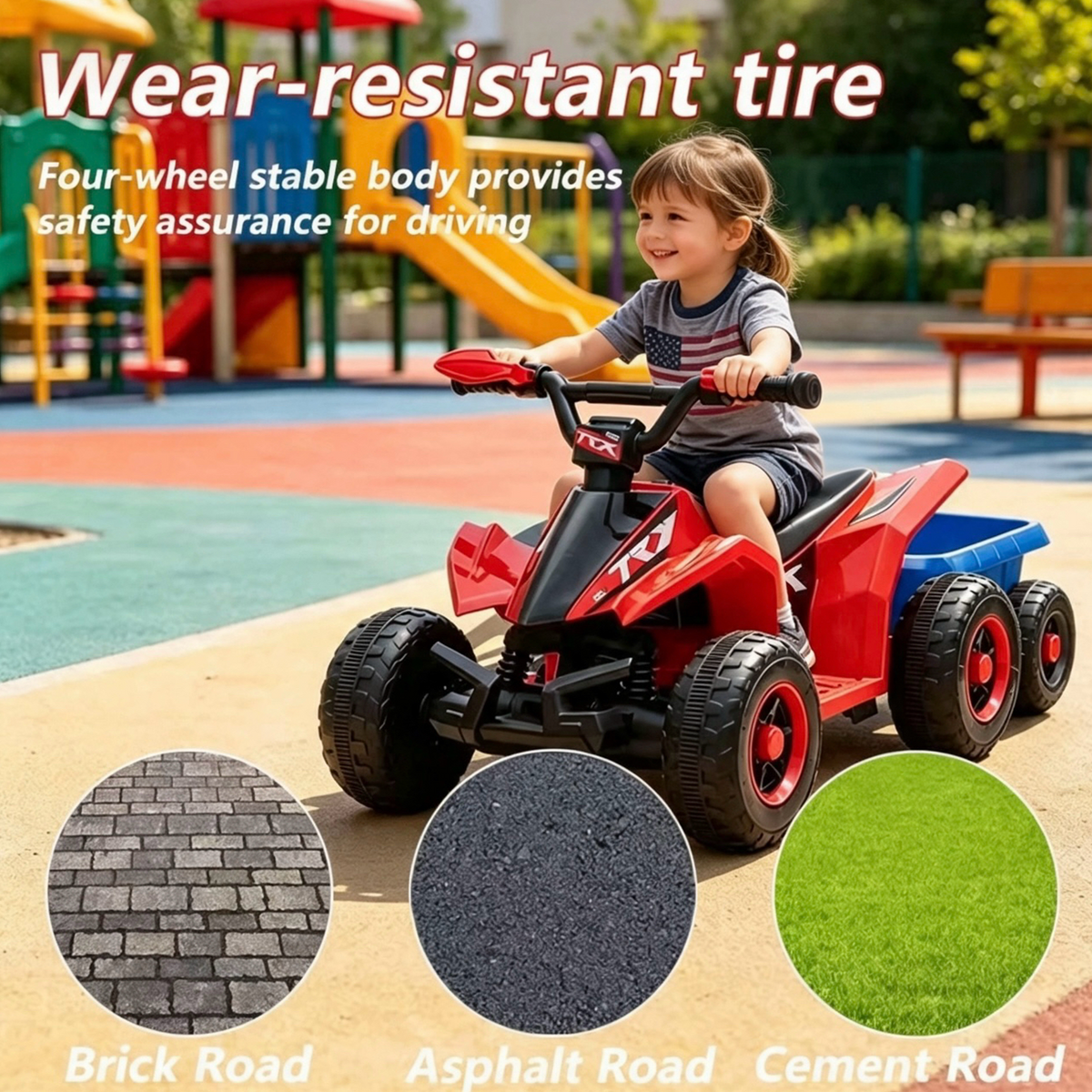 Kids Electric ATV Ride On Toy - Perfect Gift for Young Adventurers