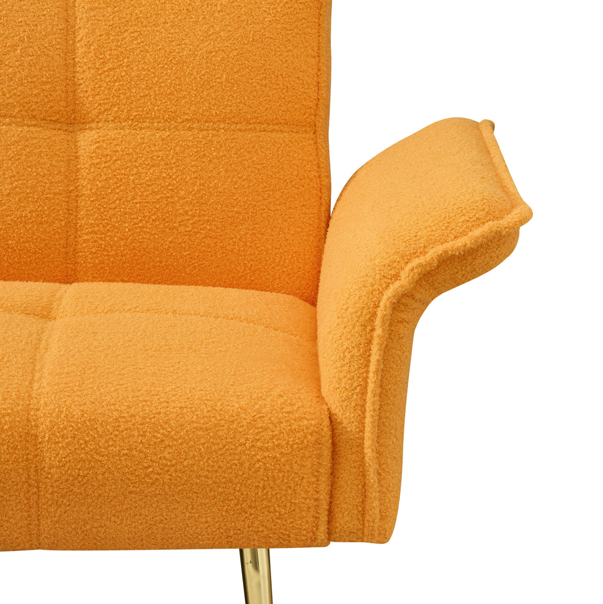 70-Inch Teddy Fleece Sofabed with Adjustable Arms and Backrest