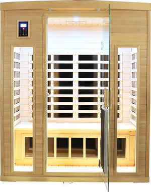 Low EMF Three person Far infrared sauna room (Roof & Floor)