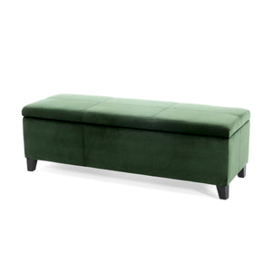 Upholstered Storage Ottoman Bench