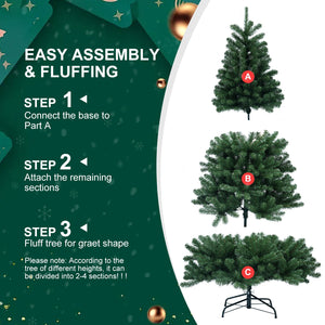 8ft Christmas Tree with Memory Wire