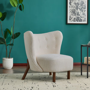 Bella Modern Upholstered Armless Accent Chair
