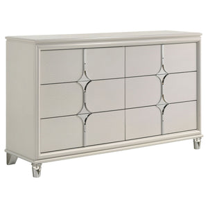 Olivia 4-piece Queen Bedroom Set Pearl White