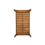 Acacia Wood Outdoor Sofa Set for 4 with Cushions and Coffee Table