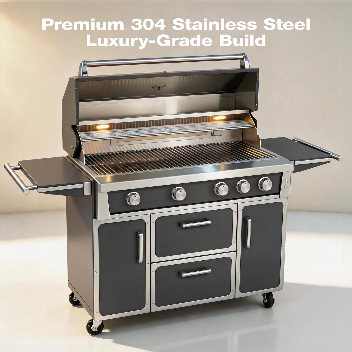 Navratil Premium 49" Stainless Steel Grill