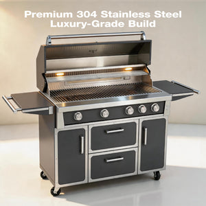 Navratil Premium 49" Stainless Steel Grill
