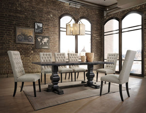 Morland 7-Piece Dining Room Set - Black