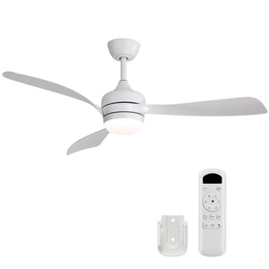Ceiling Fan With 3 Blades, Remote Control, Reversible DC Motor