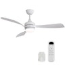 Ceiling Fan With 3 Blades, Remote Control, Reversible DC Motor