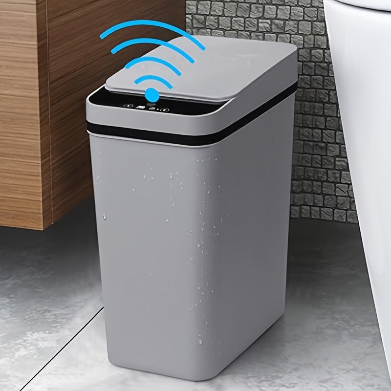 11L Motion Sensor Trash Can Slim Touchless Bathroom Kitchen Bin