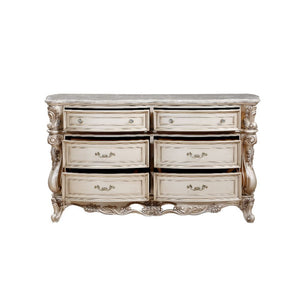 Gorsedd - Dresser With Marble Top - Marble Top & Golden Ivory