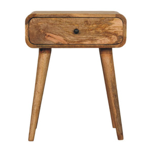Solid Wood Avora Nightstand with 1-Drawer, Oak-ish
