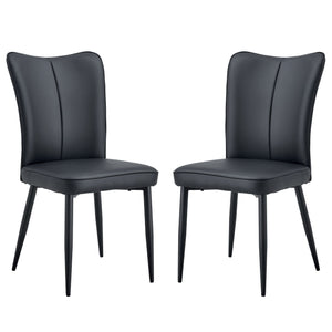 Modern Minimalist Dining Chairs (Set of 2)
