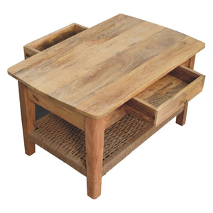 Rope 1 Drawer Table