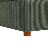 The Haven Six-Piece Modular Corduroy Sectional
