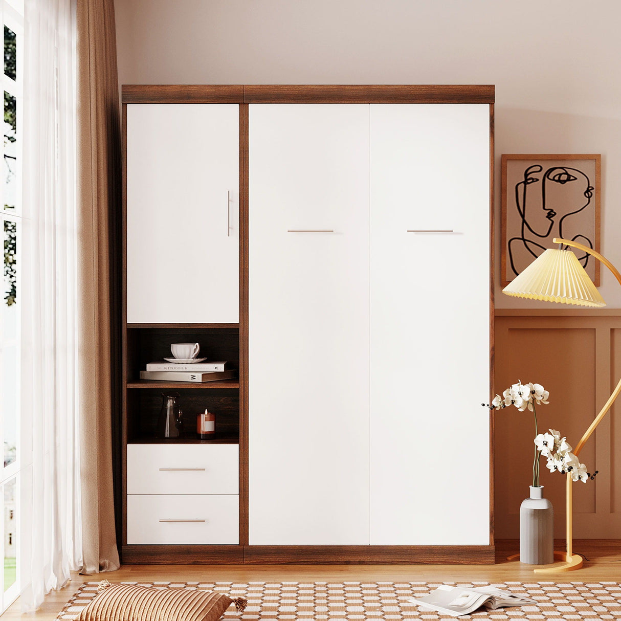 Murphy Wall Bed With Cabinet
