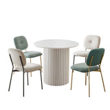 Space-Saving Contemporary Dining Set with Bamboo