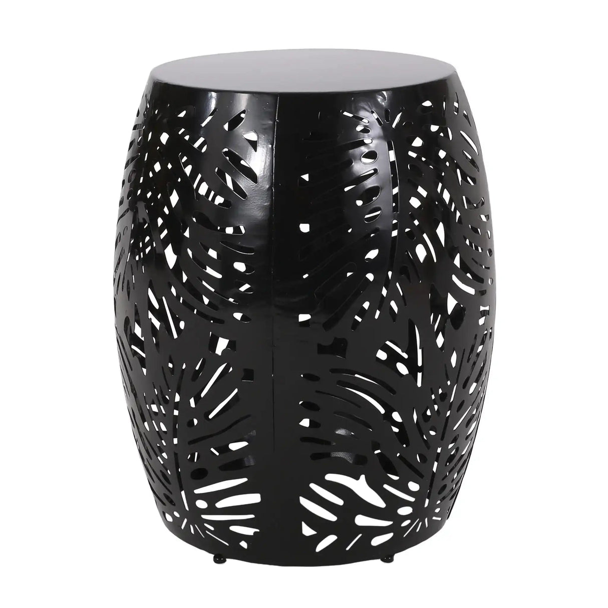 Modern Design Metal End Table, Large
