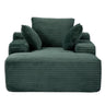 Oversized Chaise Lounge Chair Cozy Cloud Couch With 3 Throw Pillows And Wide Armrest