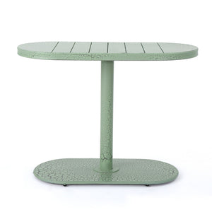 3 Piece Elegant Outdoor Bistro Set With 2 Chairs And Oval Table