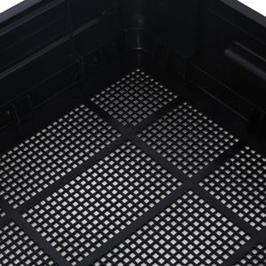 Durable 3 Tray Worm Farm Kit For Efficient Vermicomposting, 65L Capacity - Yellow / Black