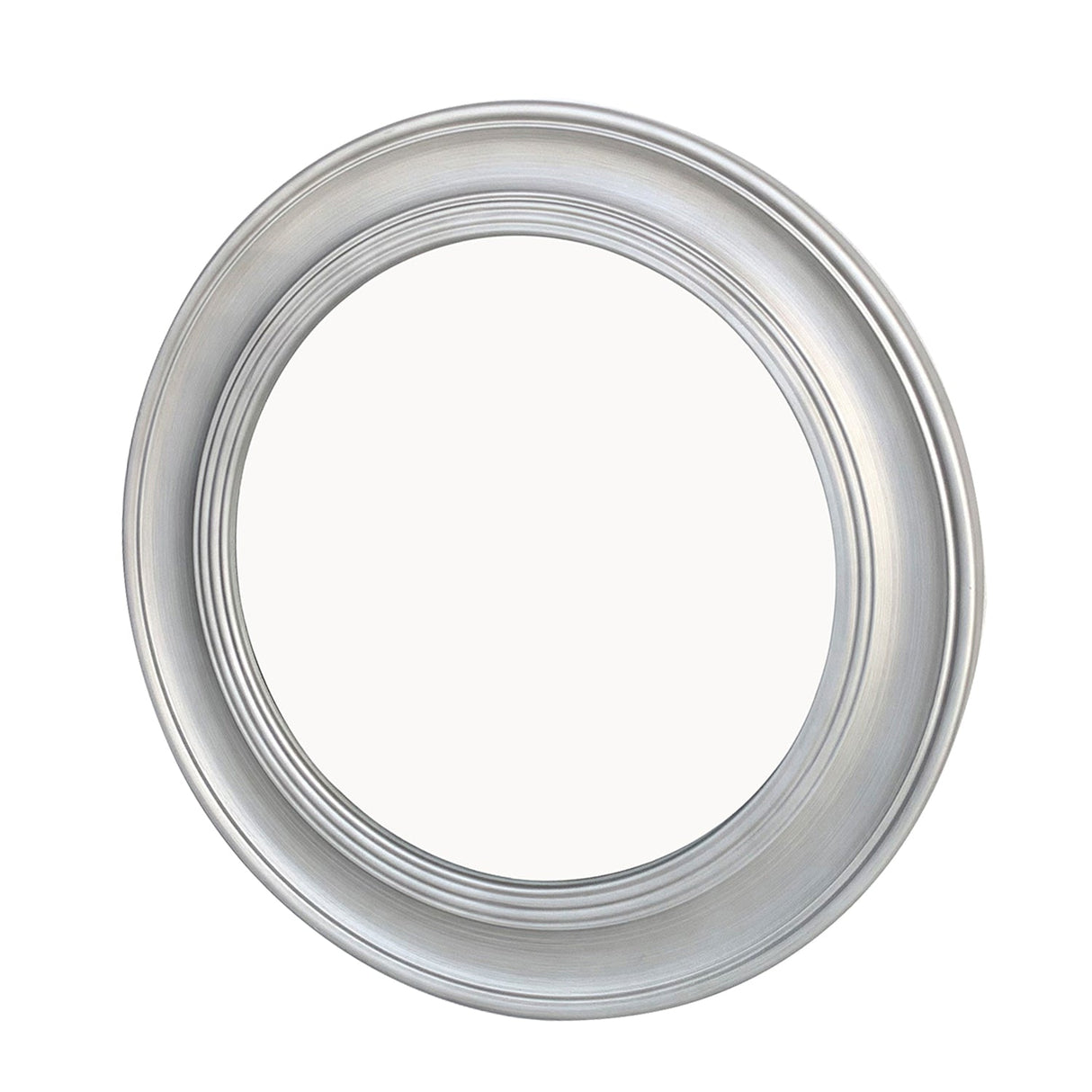 Vintage Round Wall Mirror, Brushed